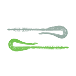 Libra Lures Bass Crazy Twist Tail Worm BCTW-K-000