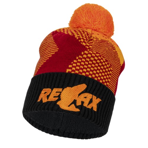 Фирменная вязанная шапка Relax (ORANGE)