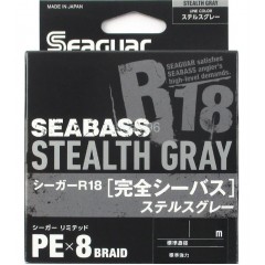 Seaguar R-18 Kanzen Seabass Stealth Gray X8 150м