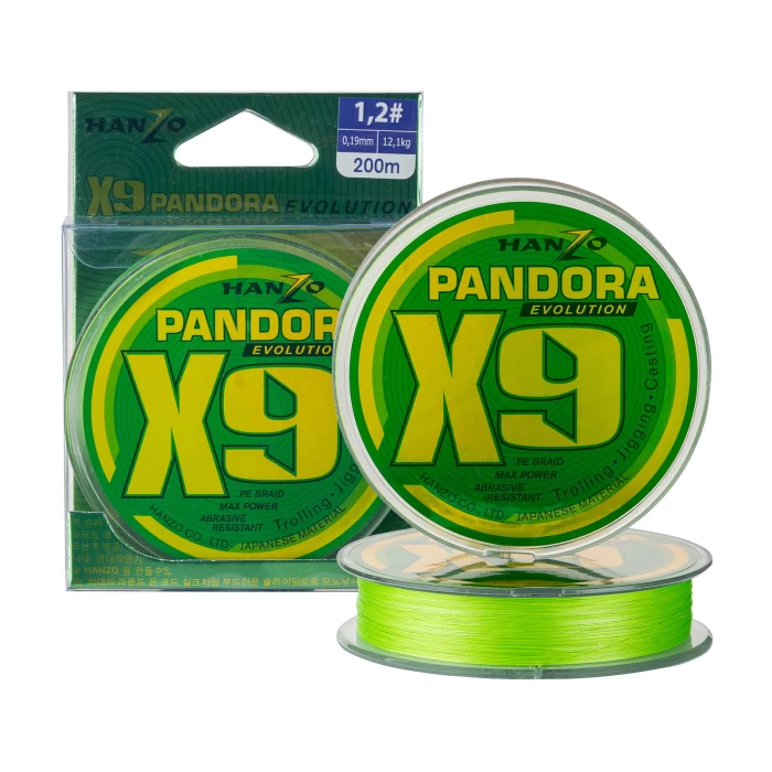 Pandora Evolution x9 1.2 (150м) 0,19мм Green