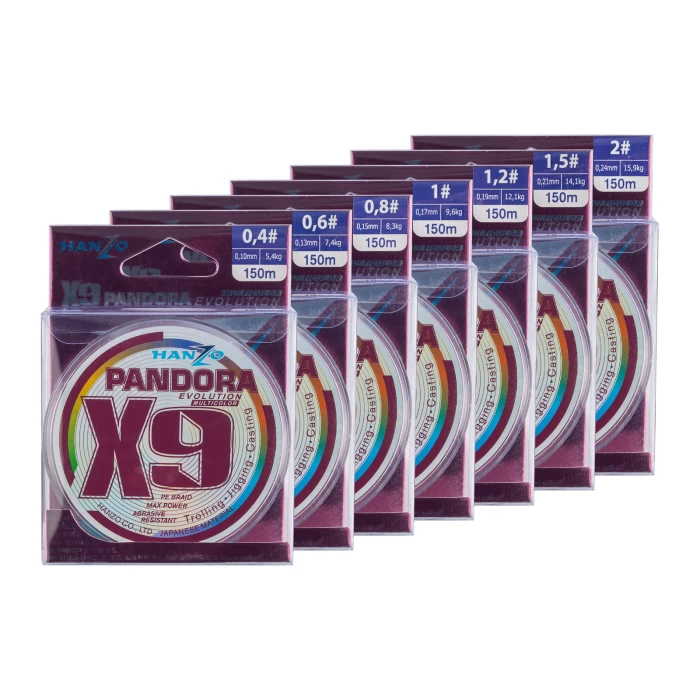 Pandora Evolution x9 (150м) Multicolor
