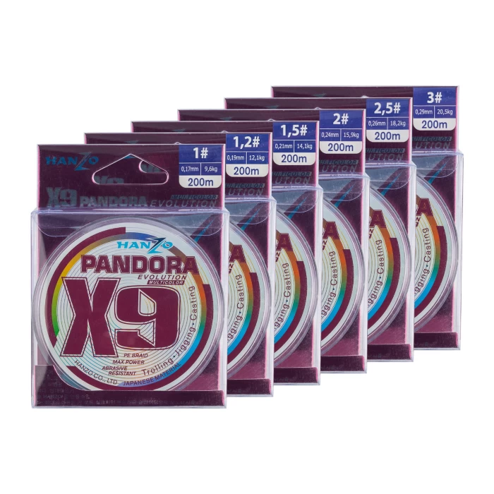 Pandora Evolution x9 (200м) Multicolor