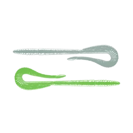 Bass Crazy Twist Tail Worm (000) (Соль-Криль) 8 шт.